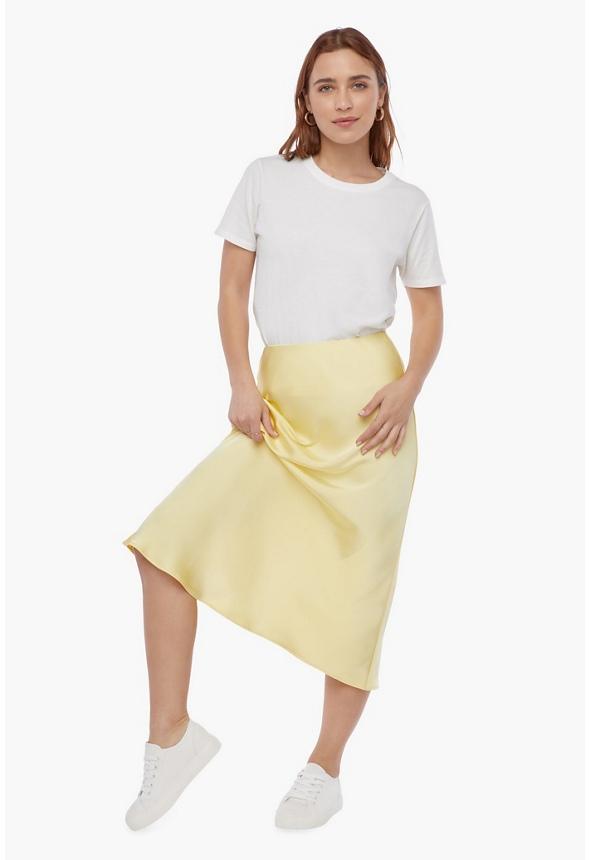 JustFab Margaux Platform Loafer Pump Womens Black/ White Size 8.5 Product Image