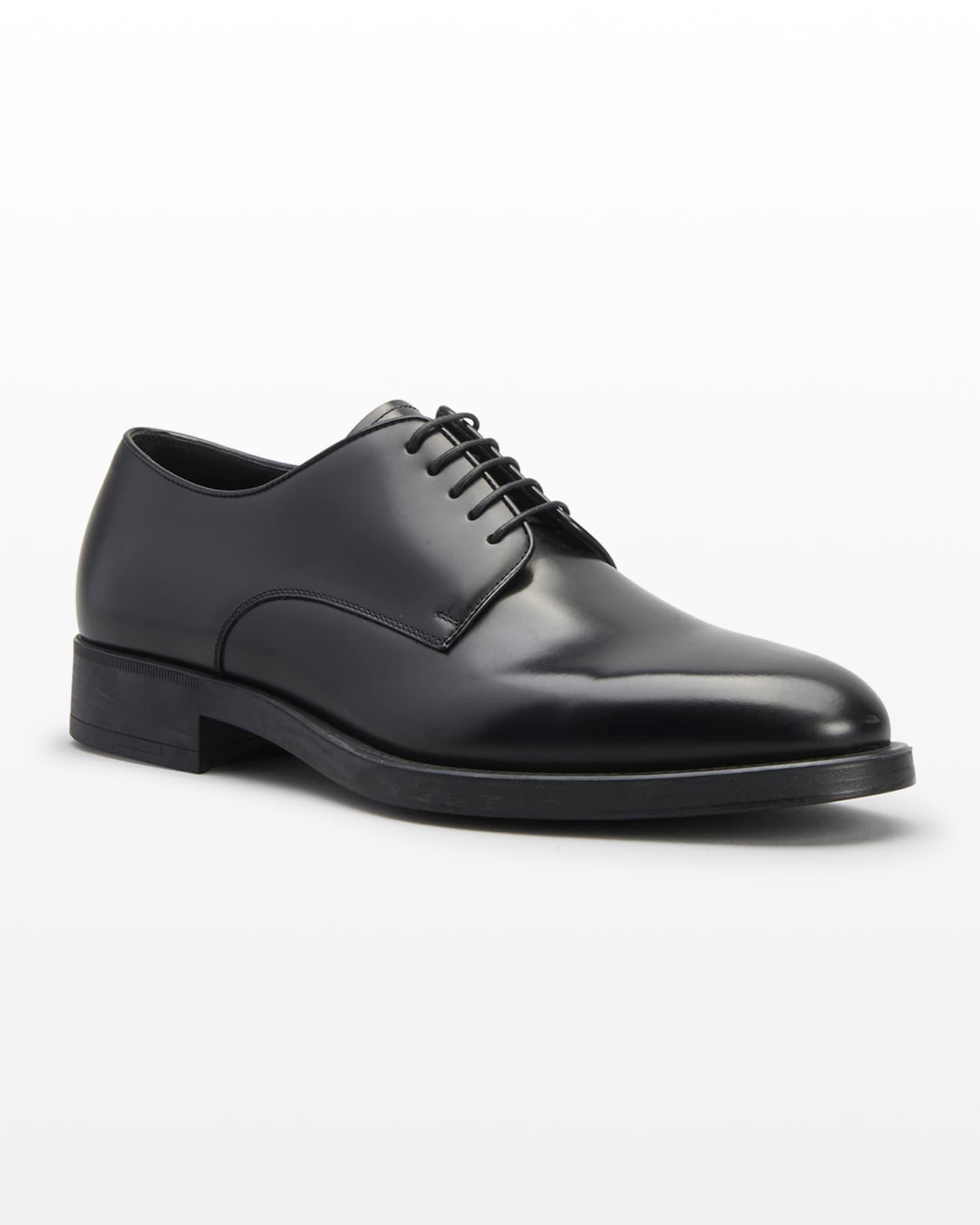 Men's Formal Leather Derby Shoes Product Image