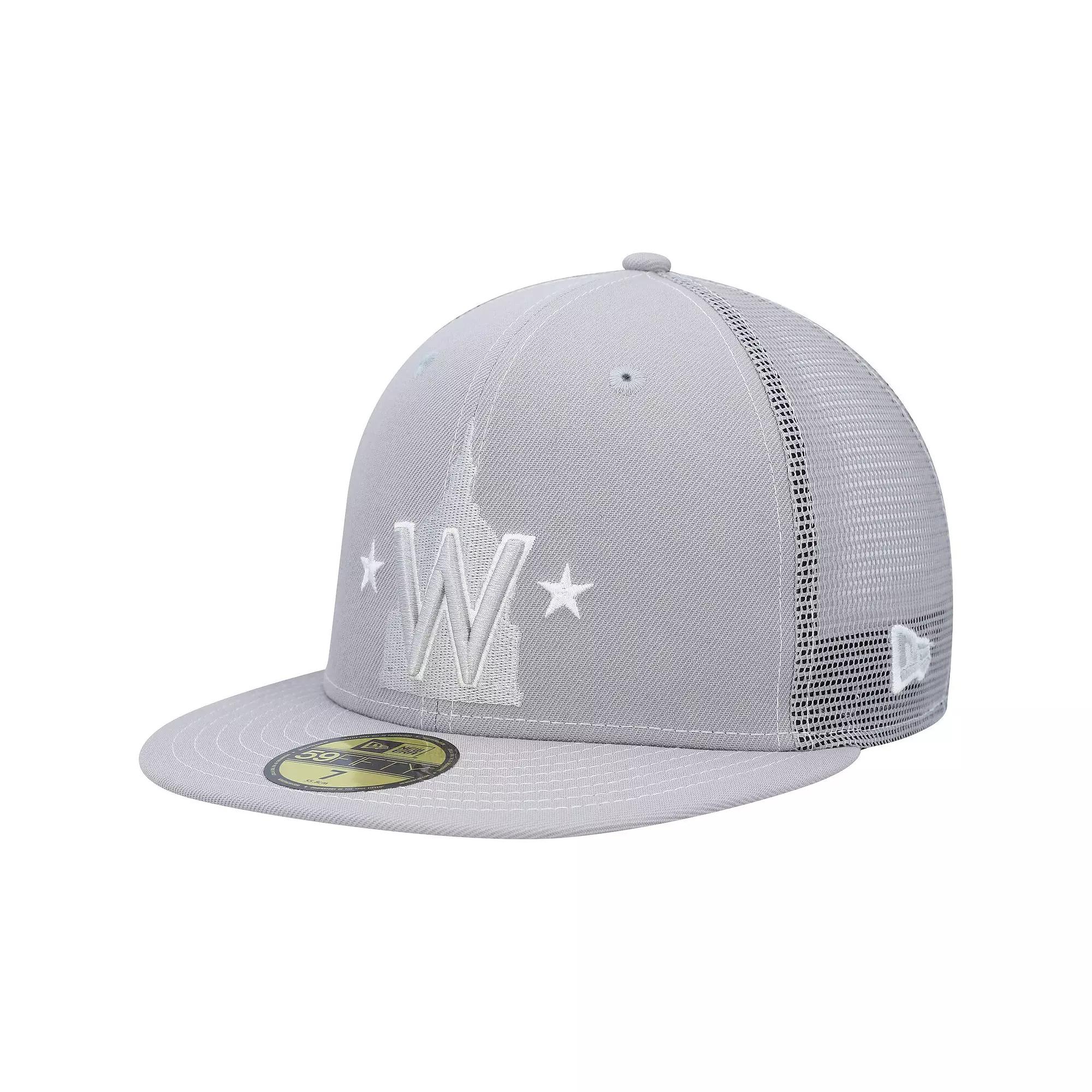 Men's New Era Gray Washington Nationals 2023 On-Field Batting Practice 59FIFTY Fitted Hat,  Product Image
