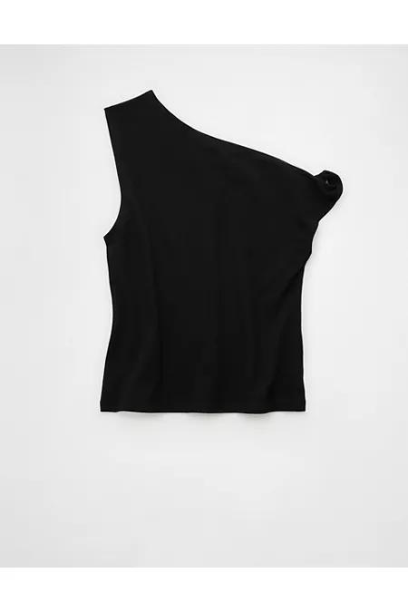 AE Asymmetrical Twist Shoulder Tank Top Womens Product Image