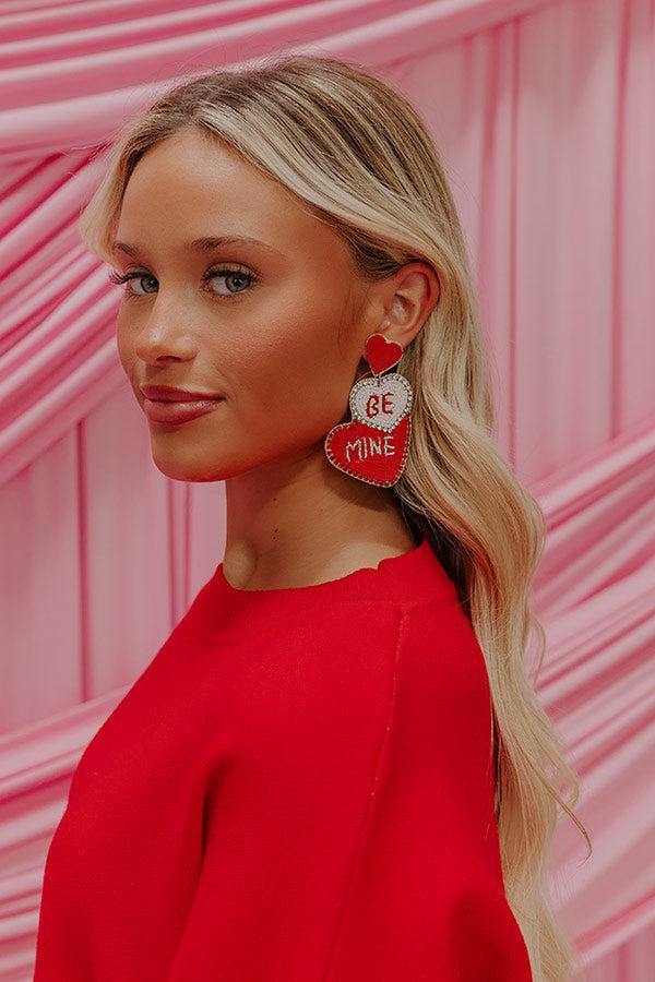 Be Mine Beaded Earrings Product Image