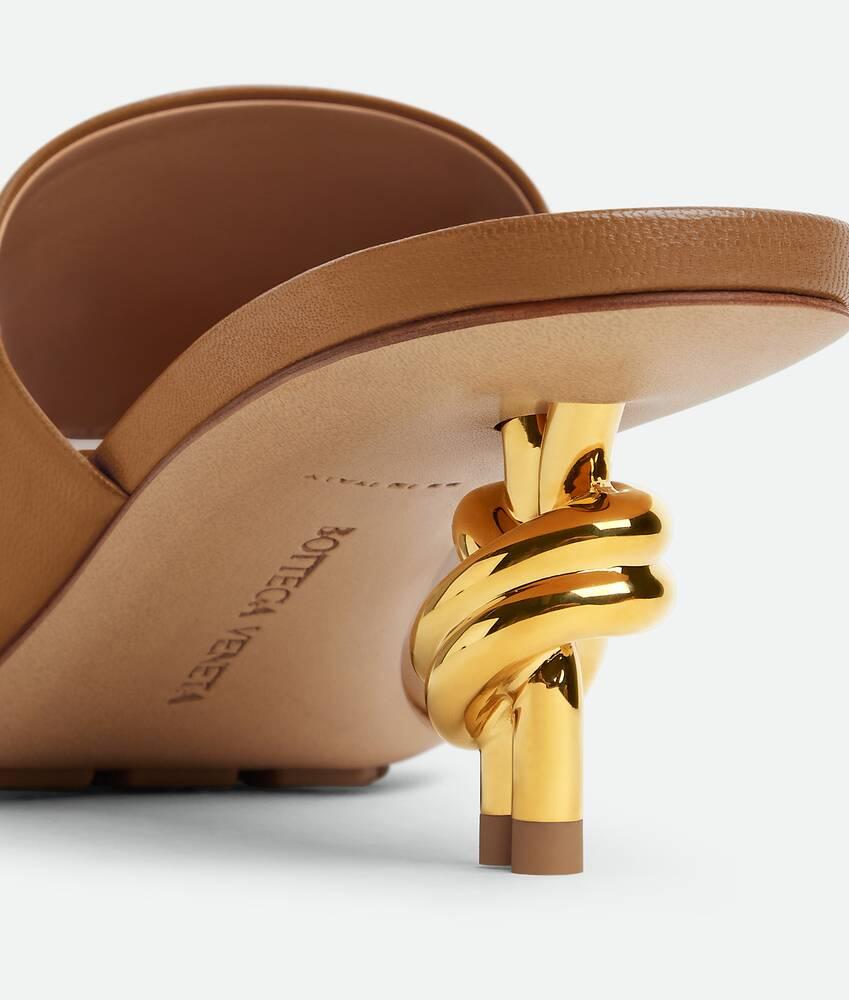 Women's Knot Mule in Wood Product Image