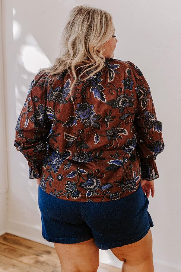 Autumn Aura Floral Shift Top Curves Product Image