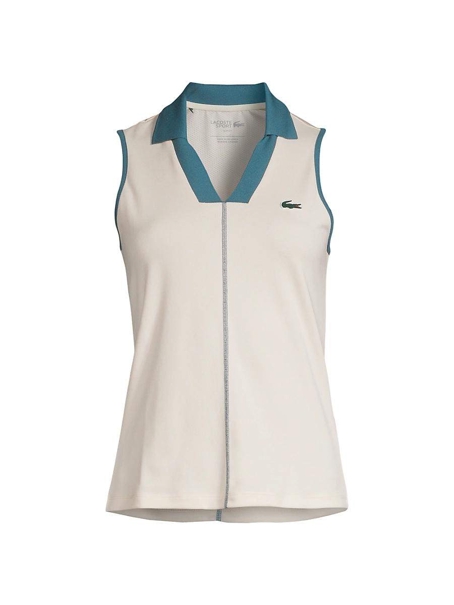 Womens Sleeveless Performance Polo Product Image