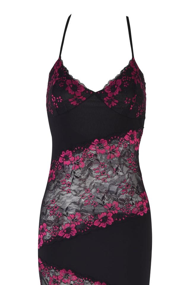 PALOMA MIDI DRESS - BLACK Product Image