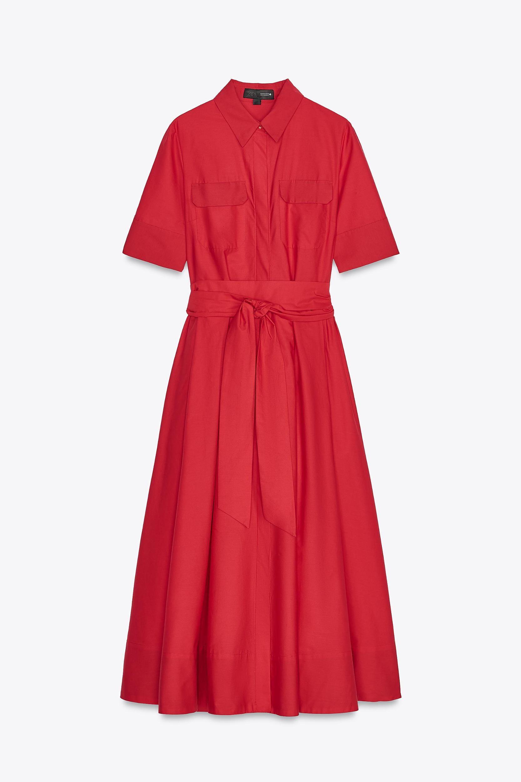 ZW COLLECTION POPLIN DRESS Product Image