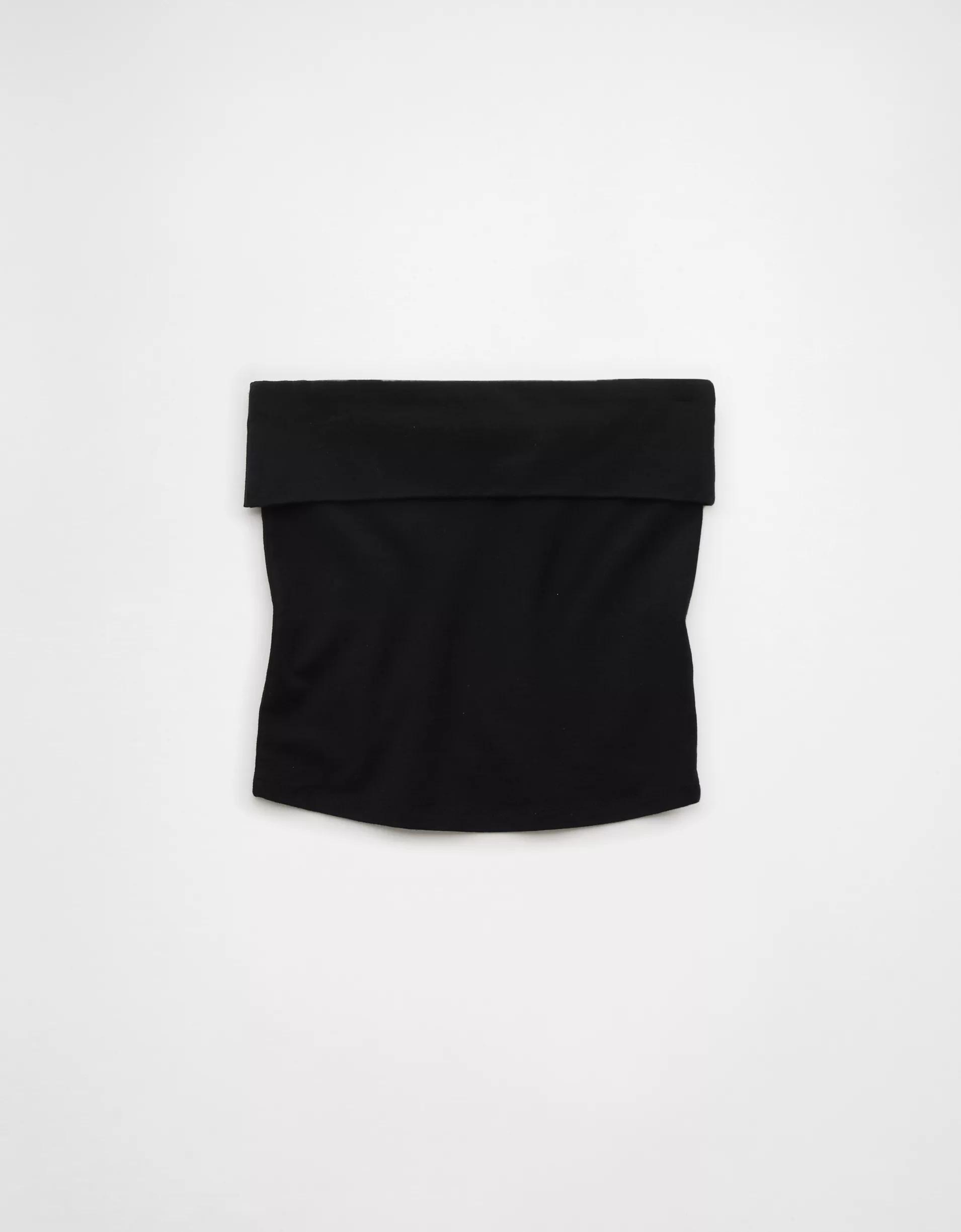 AE It Knit Foldover Tube Top Product Image