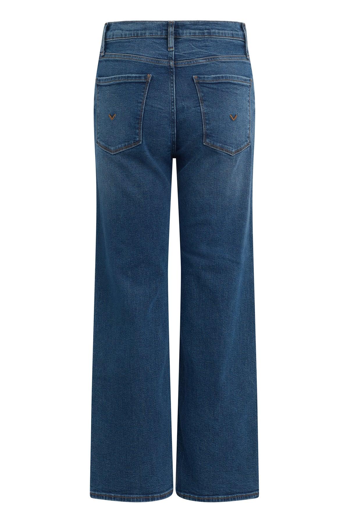 Rosalie High-Rise Wide Leg Ankle Jean Female Product Image