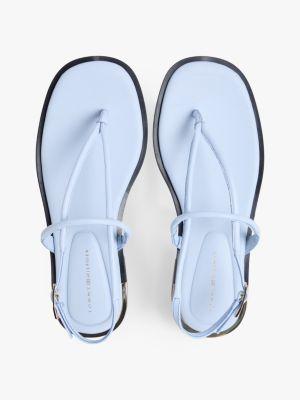 Metallic Accent Leather Sandal Product Image