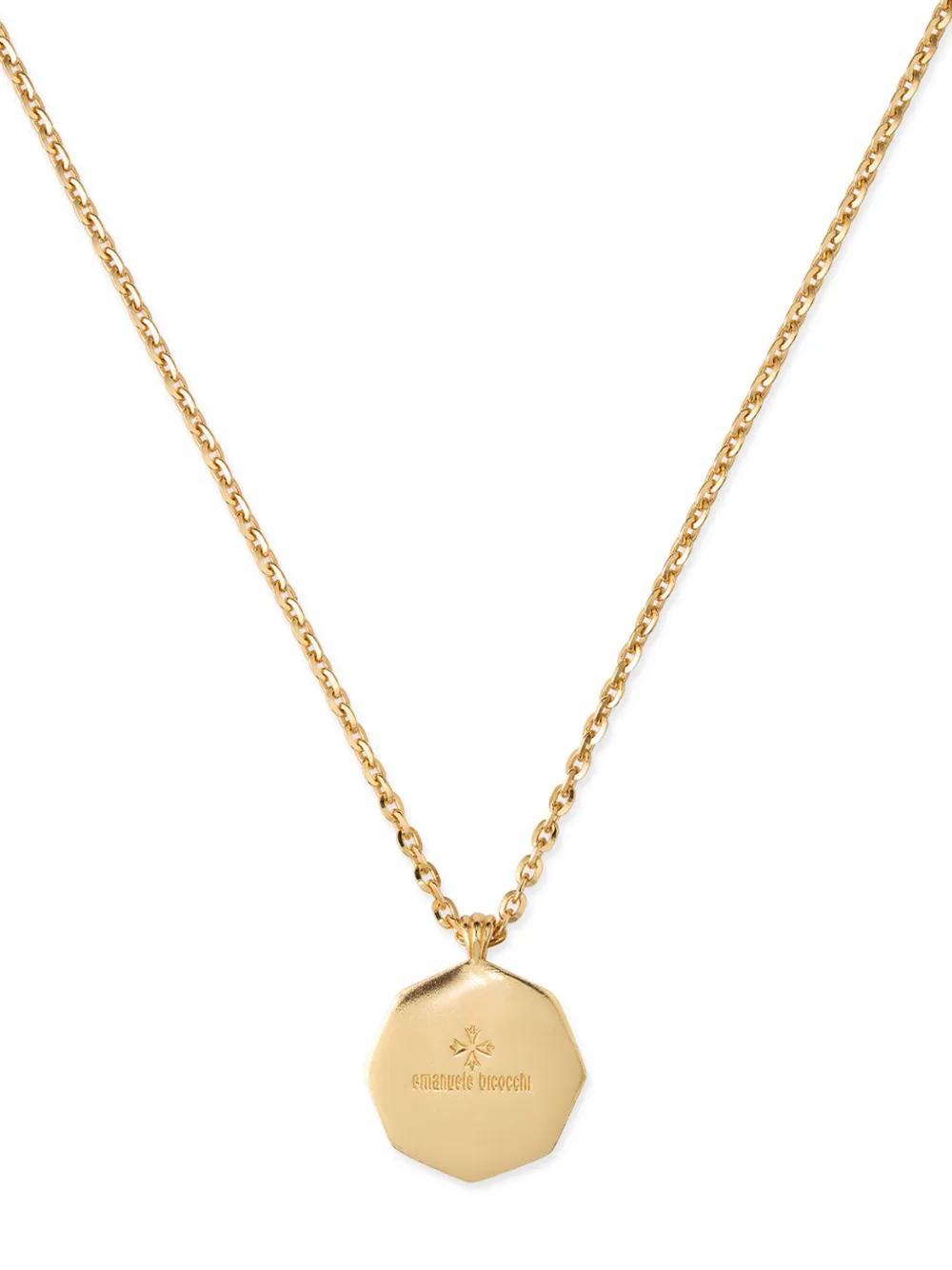 malachite charm necklace Product Image