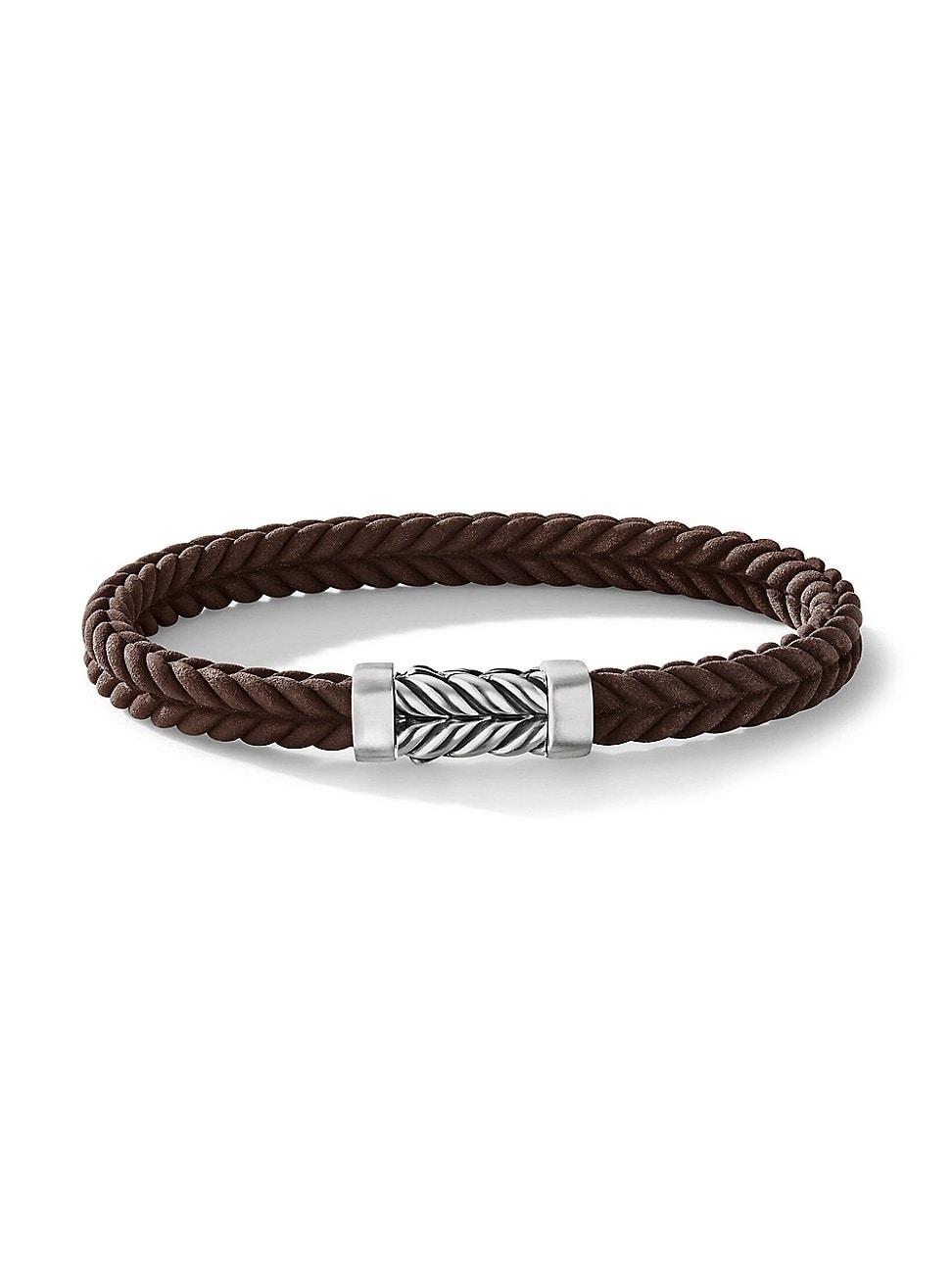 Mens Chevron Rubber Bracelet Product Image
