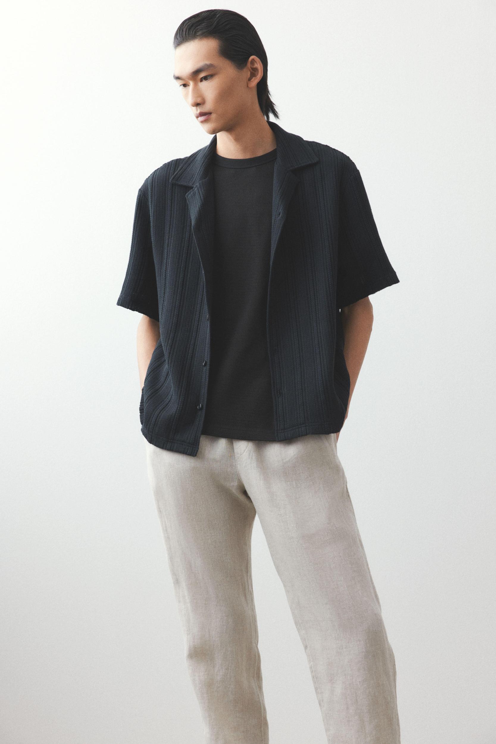 Regular-Fit Linen Pants Product Image