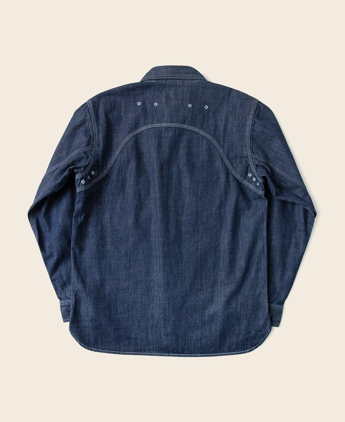 1933 Cigarette Pocket Denim Work Shirt Product Image