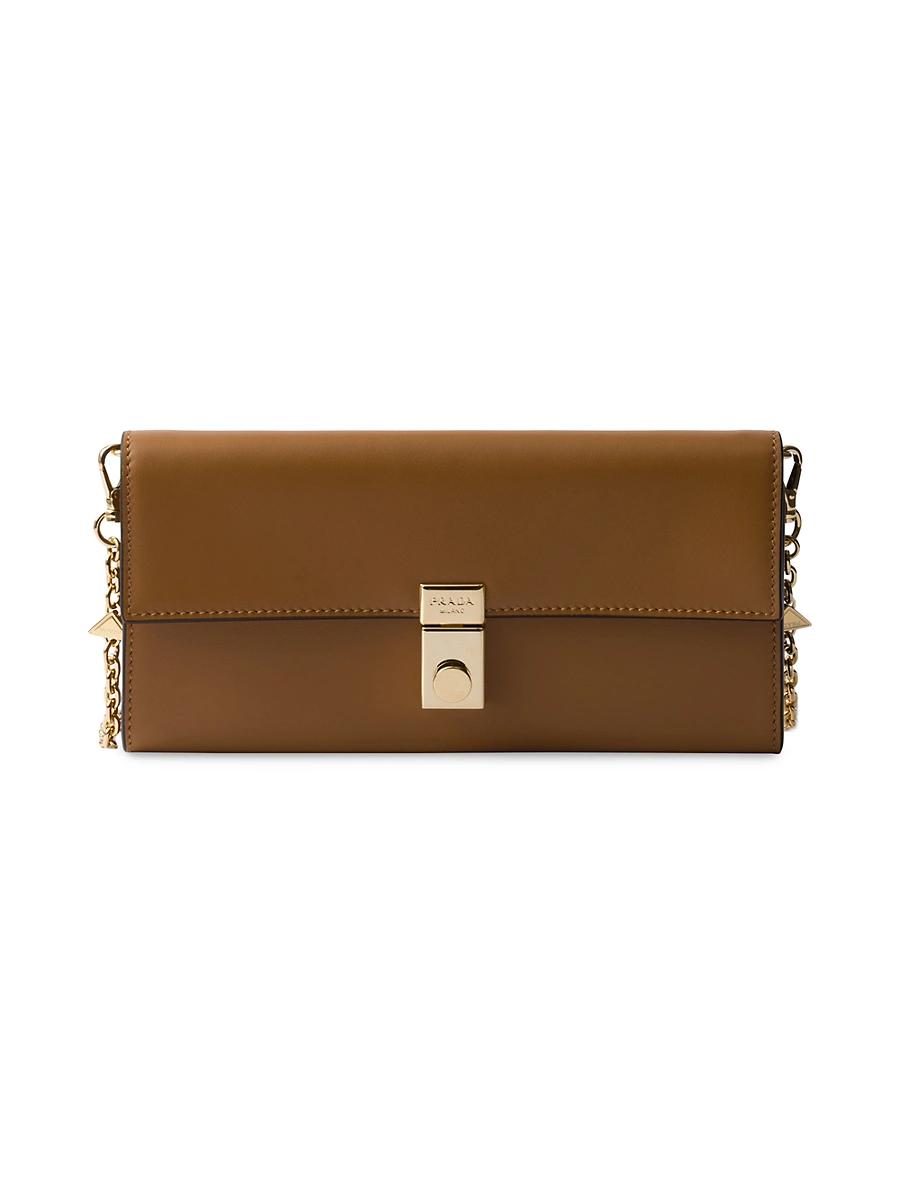 Womens Wallet with Leather Shoulder Strap Product Image