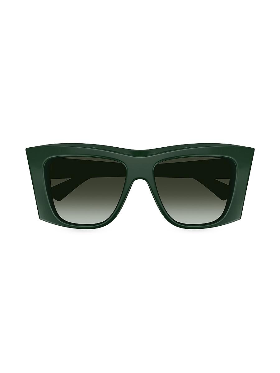 Womens Edgy 54MM Rectangular Sunglasses Product Image
