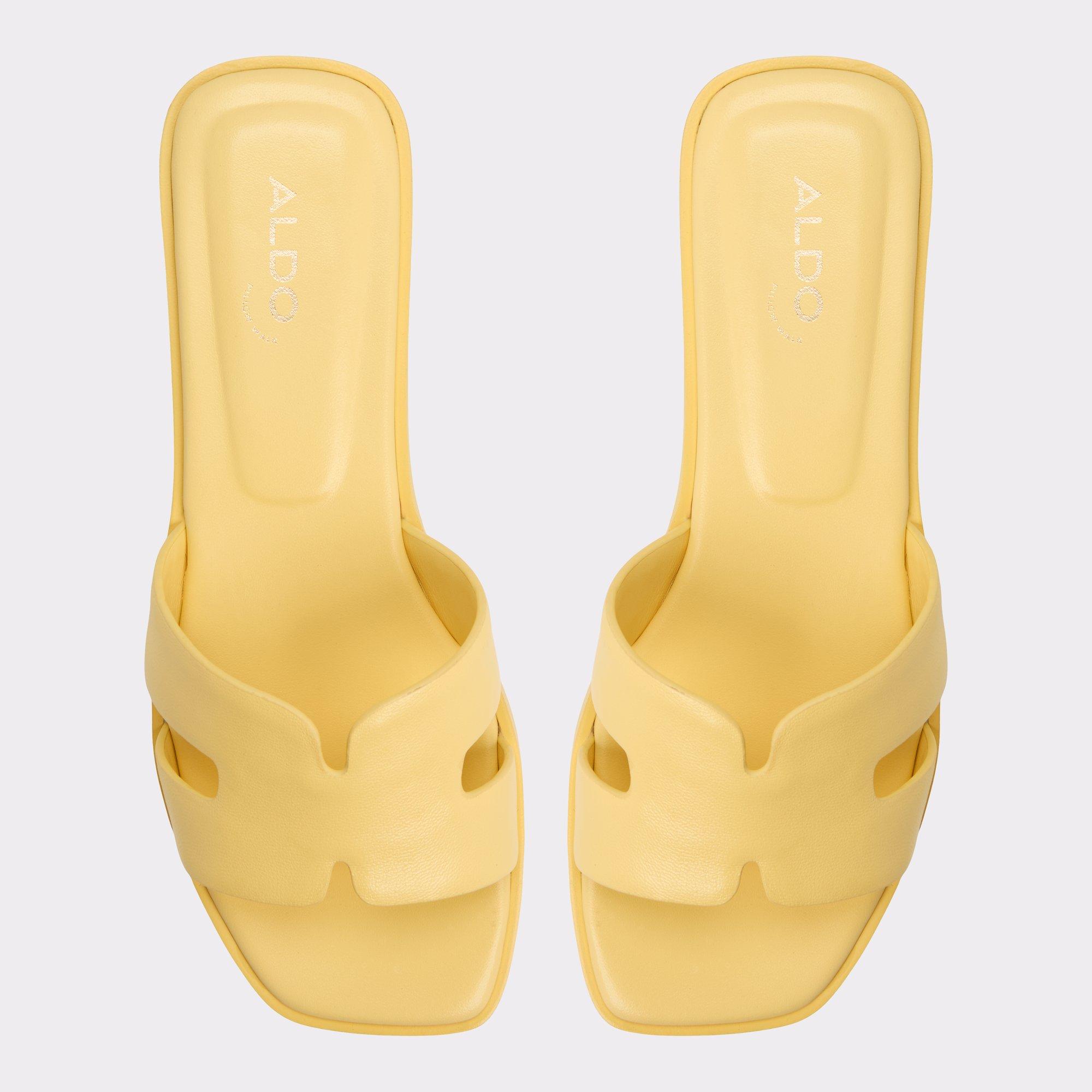 Itsandal Yellow Women's Flat Sandals | ALDO US Product Image