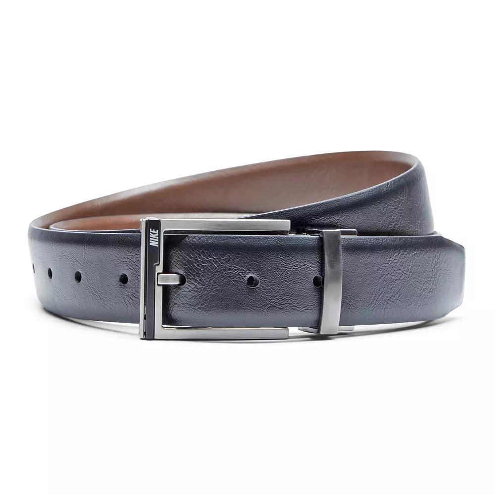 Men's Nike Stretch Reversible Belt, Size: Small, Black Brown Product Image
