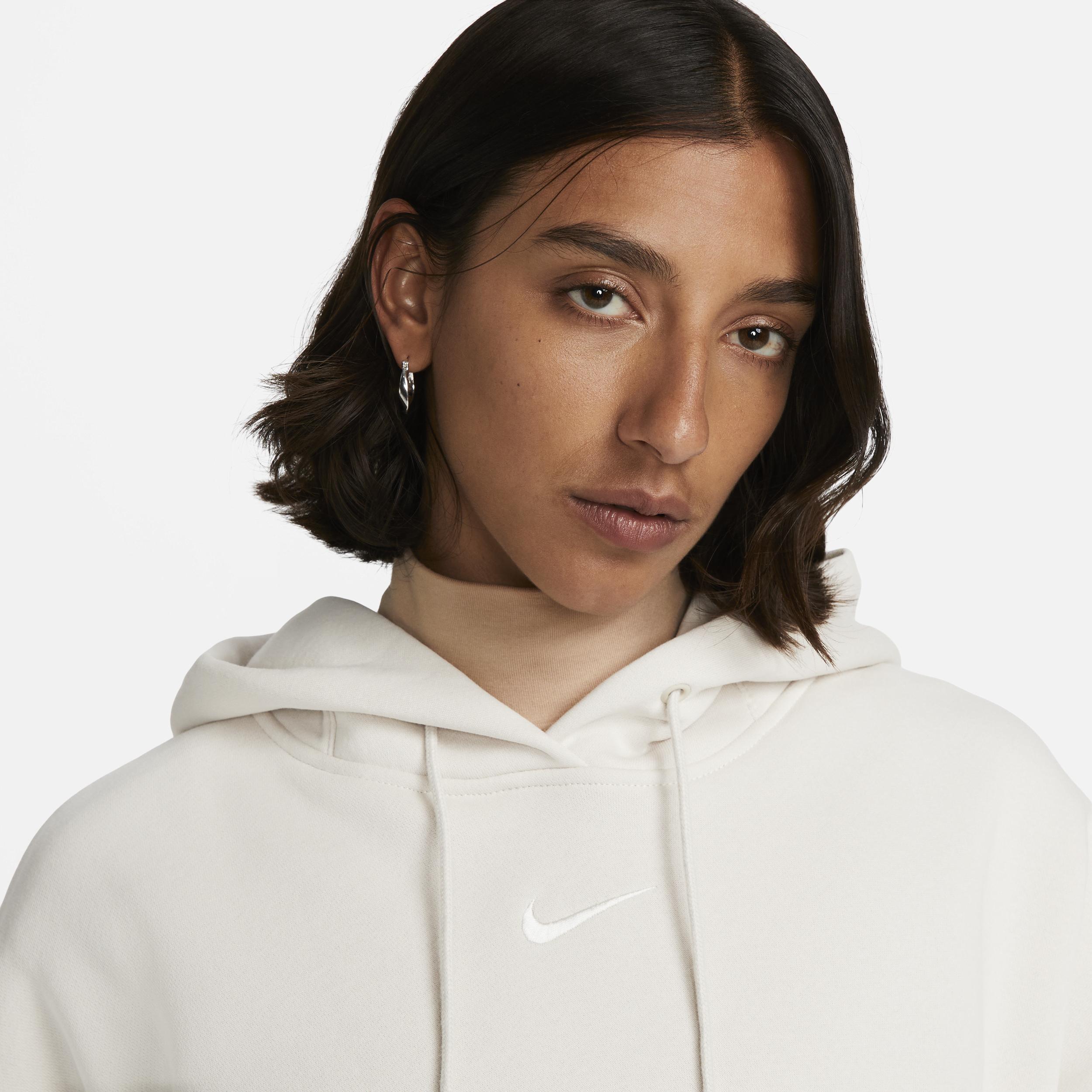 Womens Nike Sportswear Phoenix Fleece Over-Oversized Pullover Hoodie | DQ5858-104 Product Image