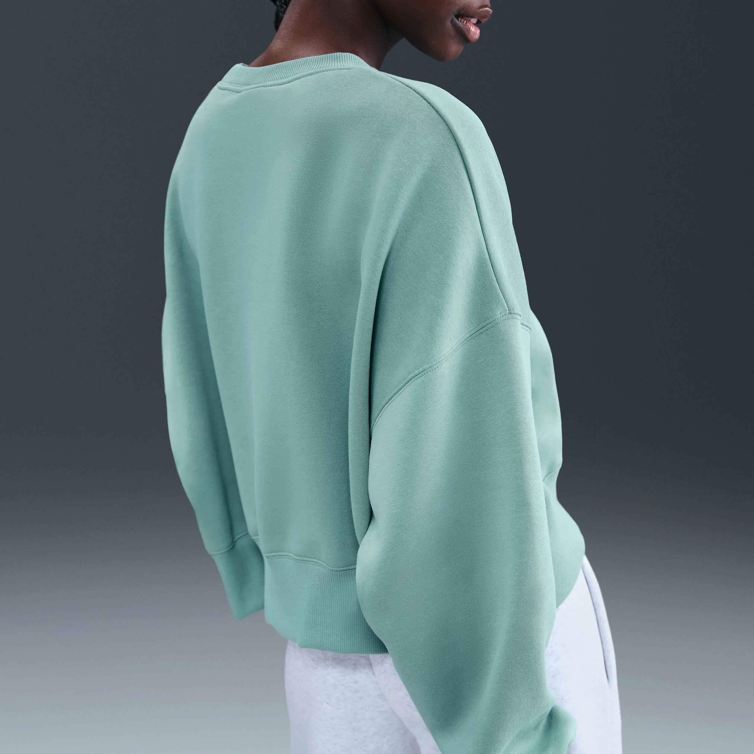 Womens Nike Sportswear Phoenix Fleece Oversized Crew-Neck Sweatshirt | IH7811-017 Product Image