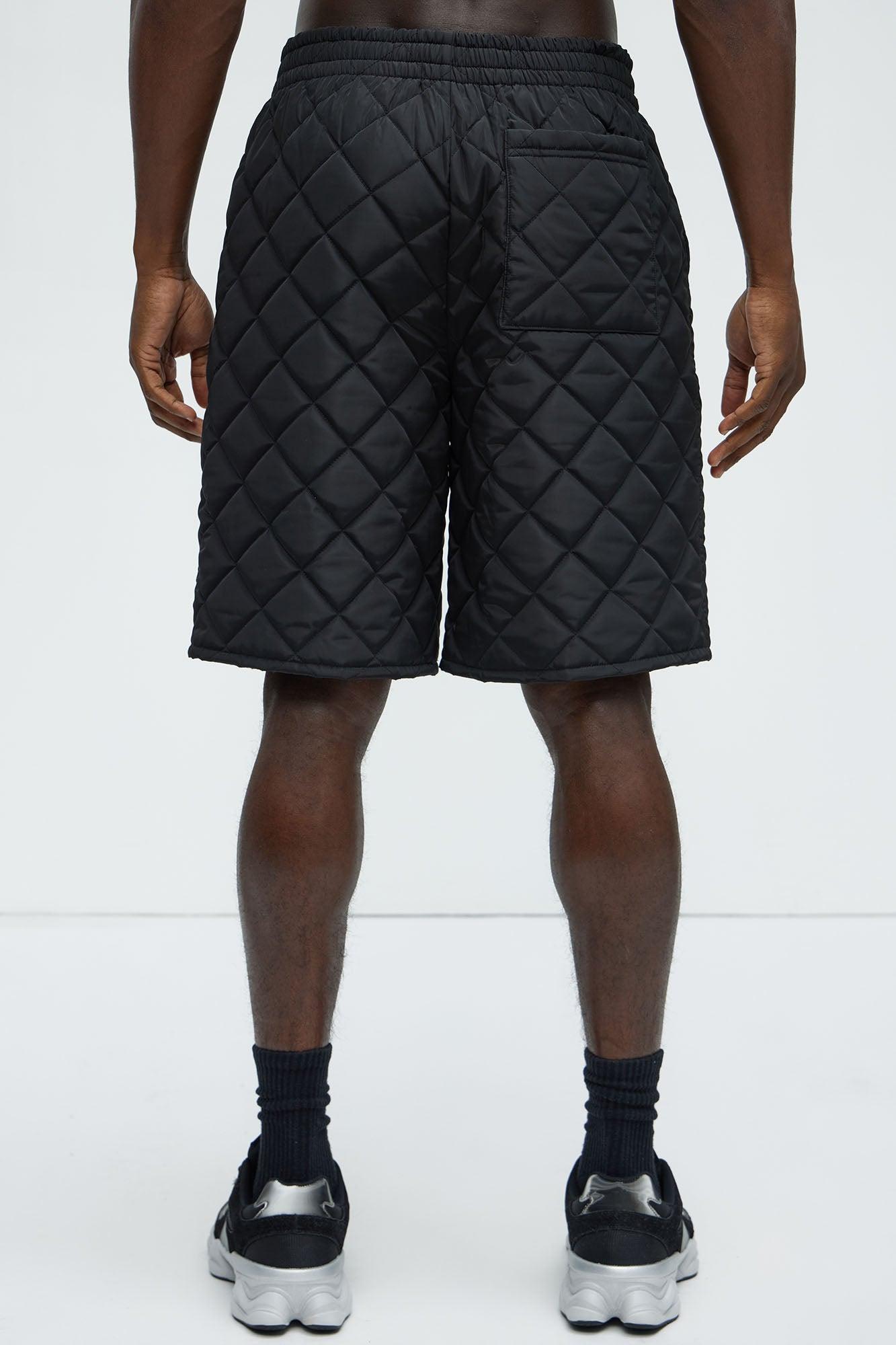 Deebo Quilted Shorts - Black Product Image