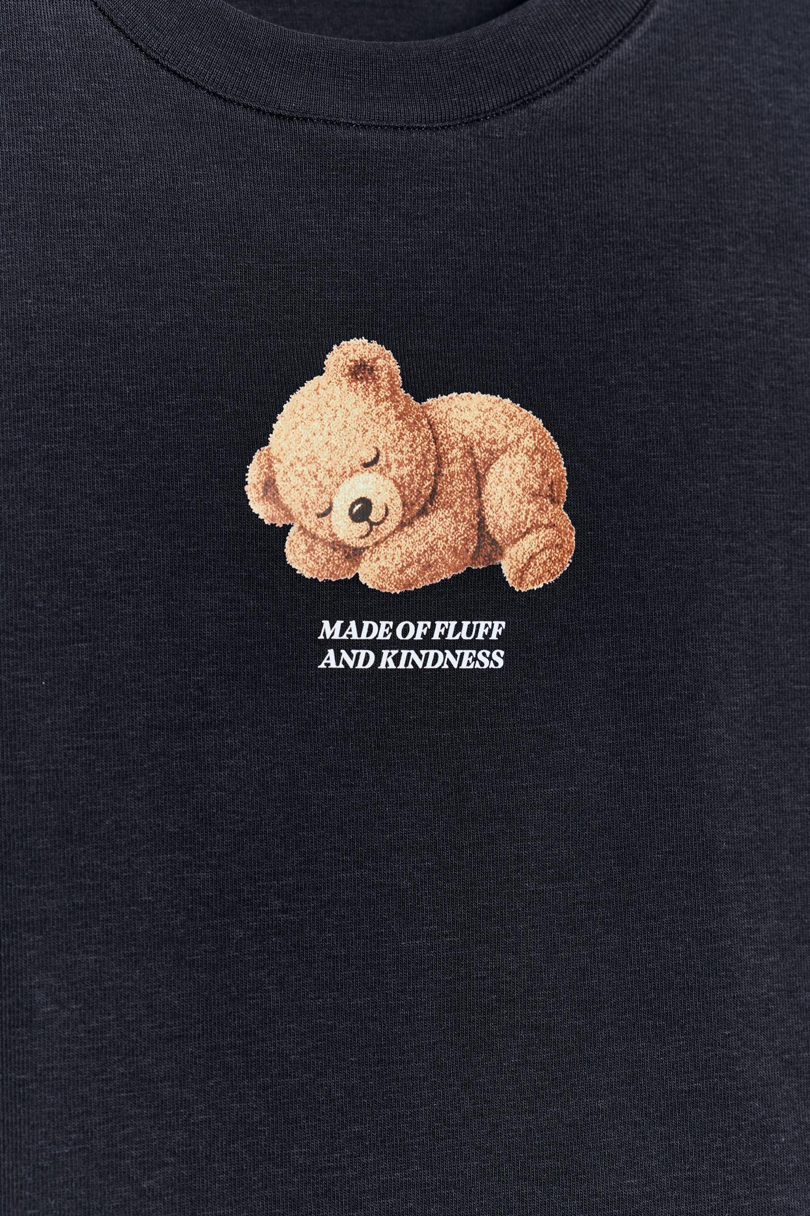 SHORT SLEEVE TEXT T-SHIRT Product Image