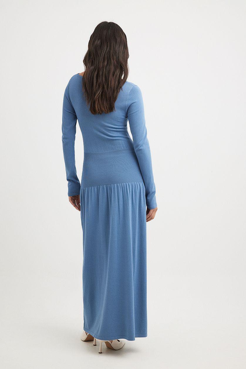 Knitted Waist Detail Maxi Dress Product Image