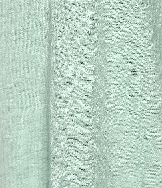 Eileen Fisher Organic Linen Jersey Scoop Neck Sleeveless Tank Product Image