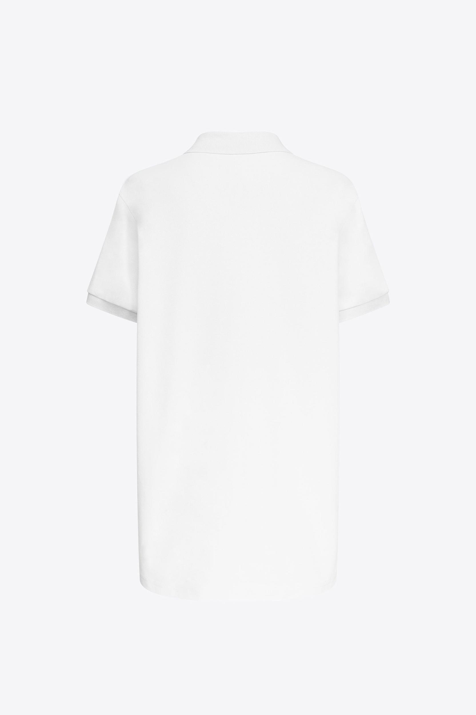 Crystal Heart Cutout Polo Dress Product Image