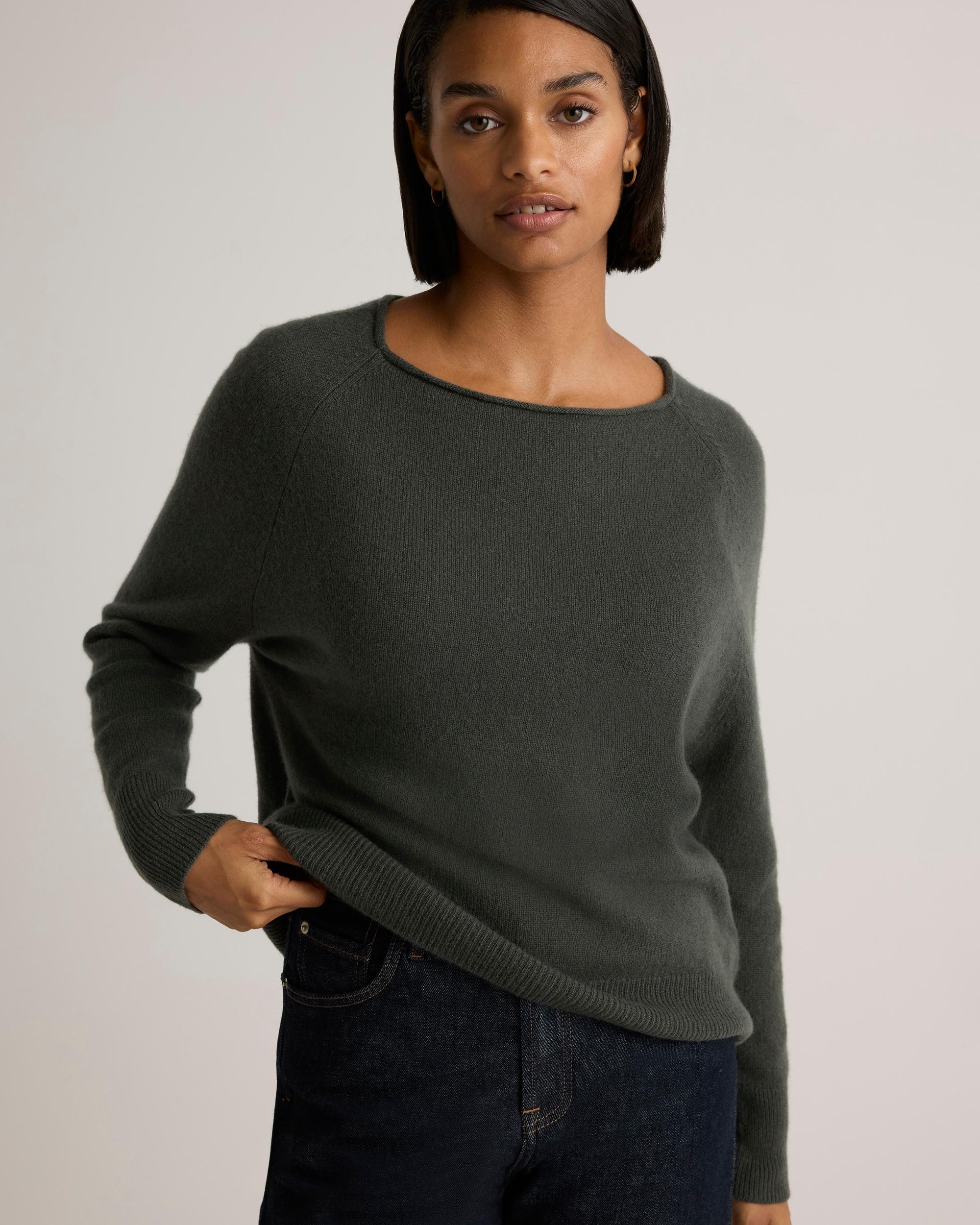 Quince | Women's Mongolian Cashmere Boatneck Sweater Product Image