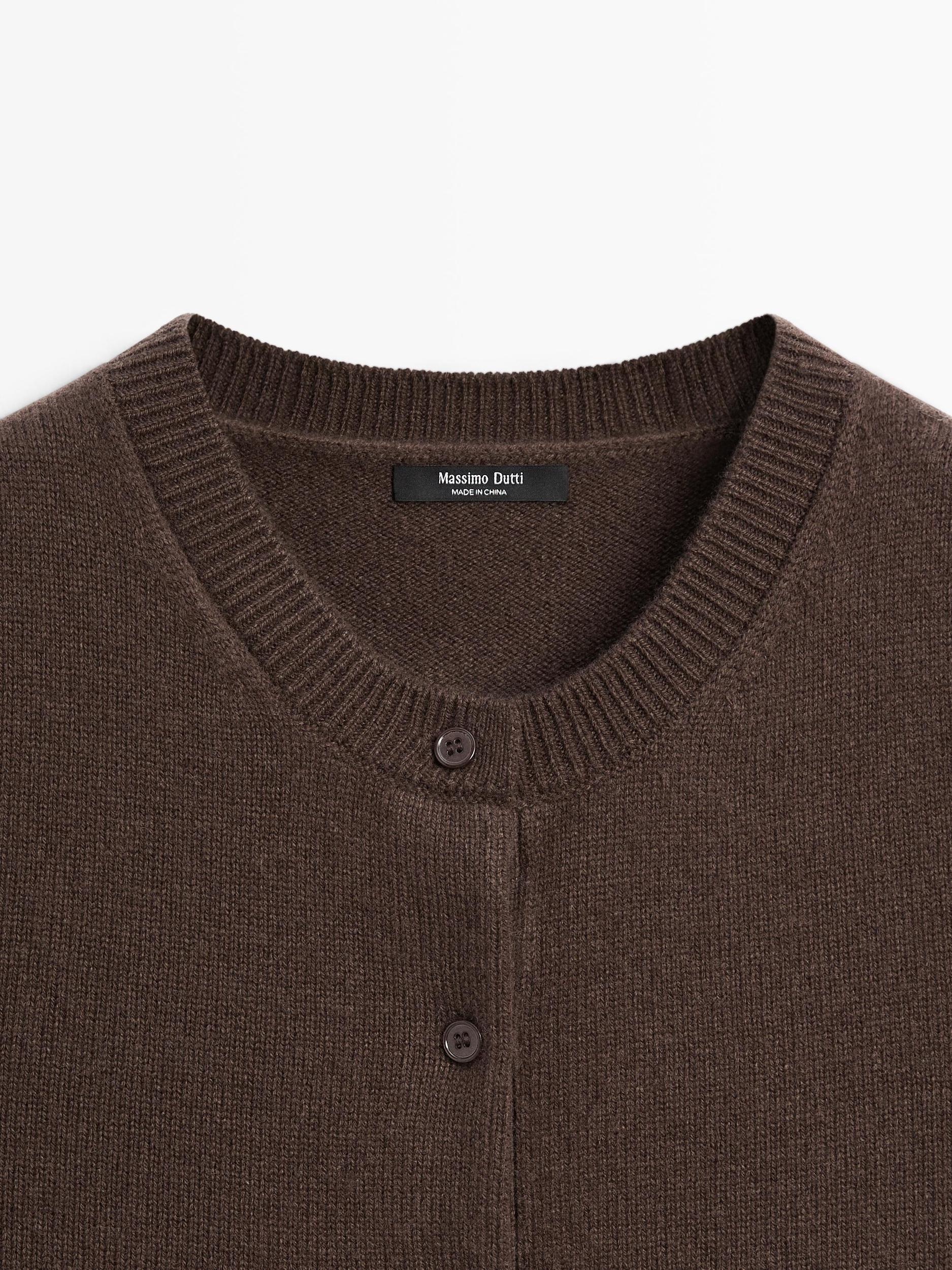 Wool blend vest with pocket details Product Image