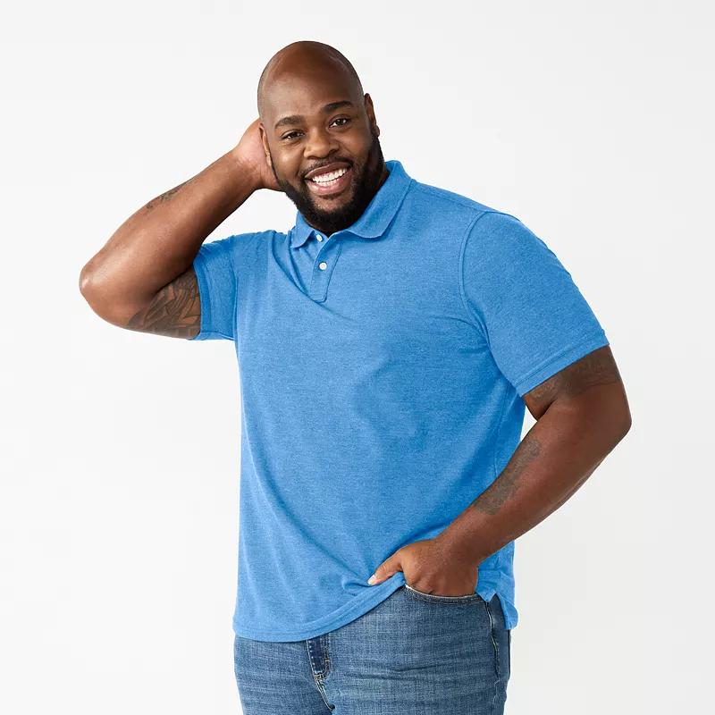 Big & Tall Sonoma Goods For Life® Short Sleeve Pique Polo, Men's,  Product Image