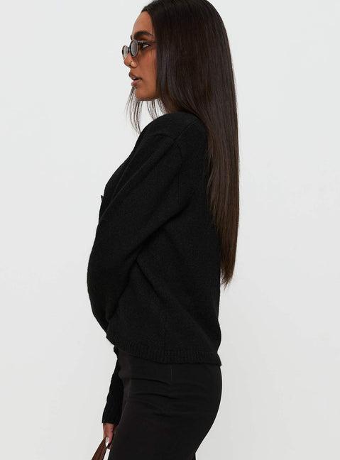 Denmark Cardigan Black Product Image
