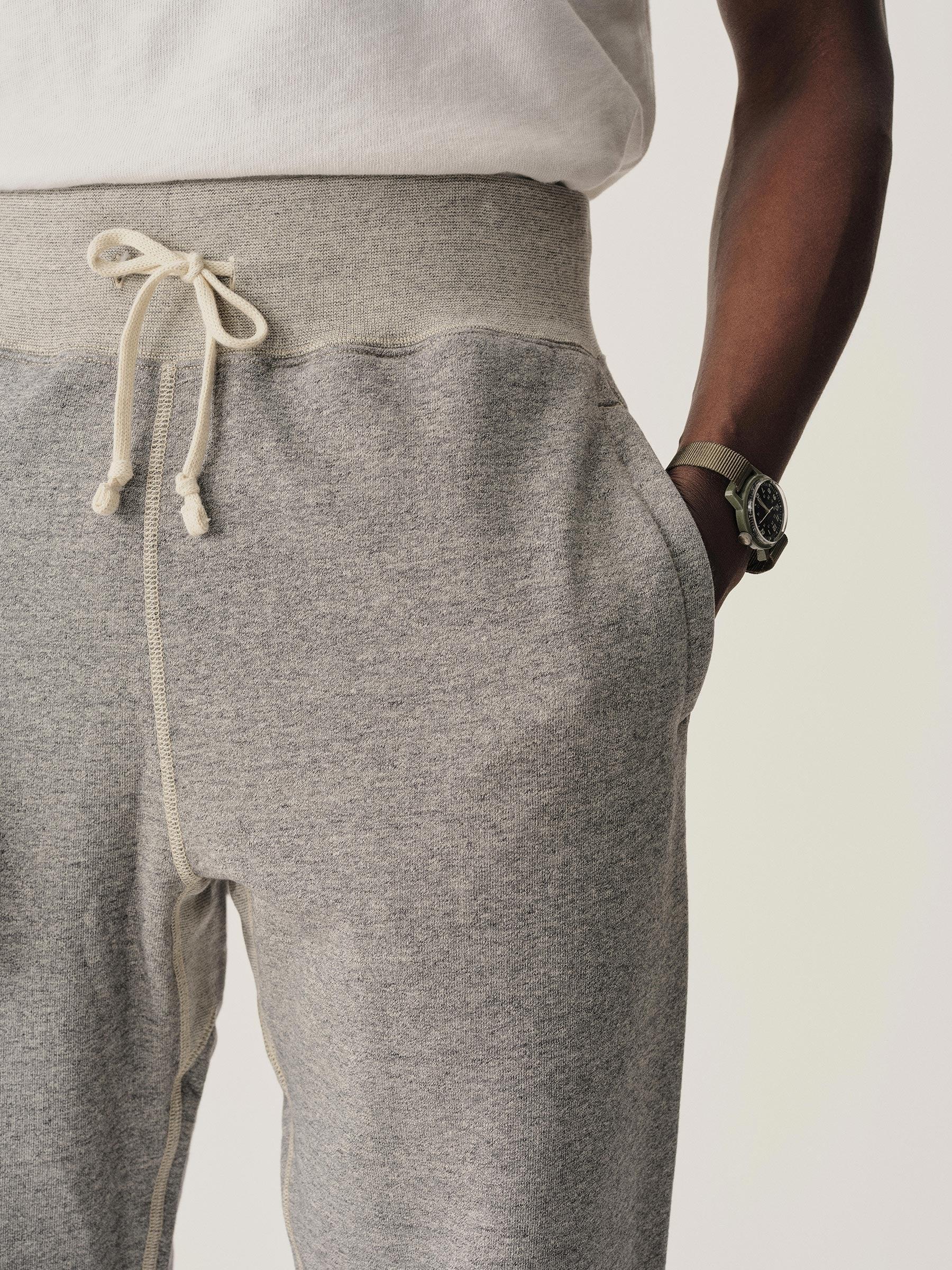 Two Tone Heather Grey Welterweight Sweatpant Product Image