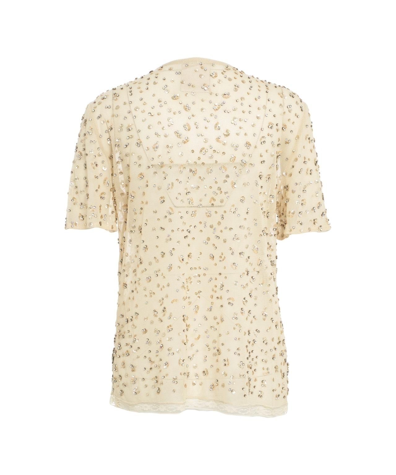 T-shirt with rhinestones 'Louisa' Product Image