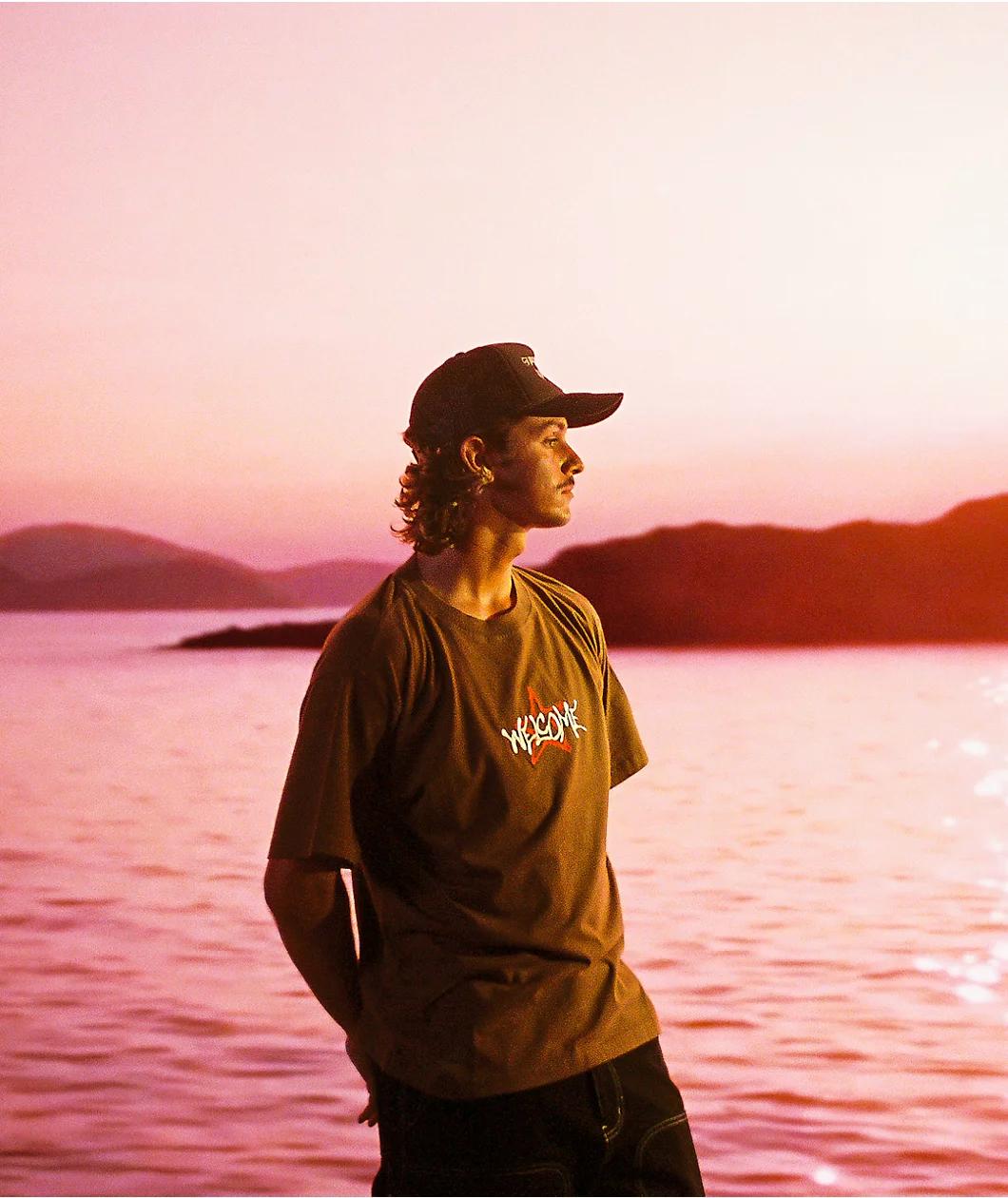 Welcome Vega Brown T-Shirt Product Image