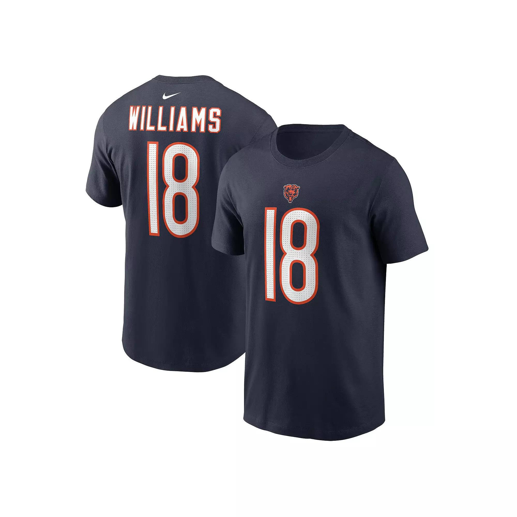 Men's Nike Caleb Williams Navy Chicago Bears Name & Number T-Shirt,  Product Image