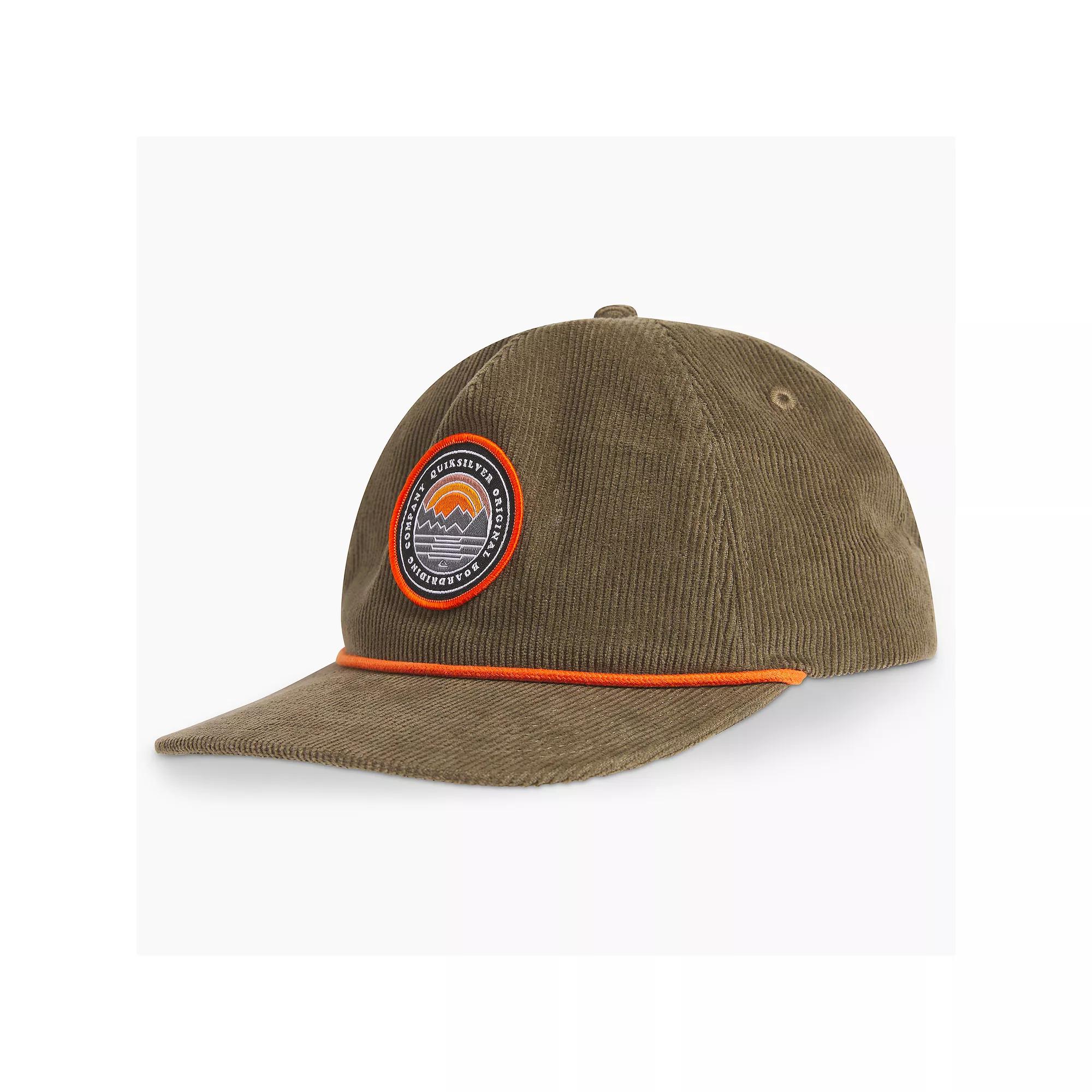 Men's Quiksilver Corduroy Snapback Hat, Army Product Image
