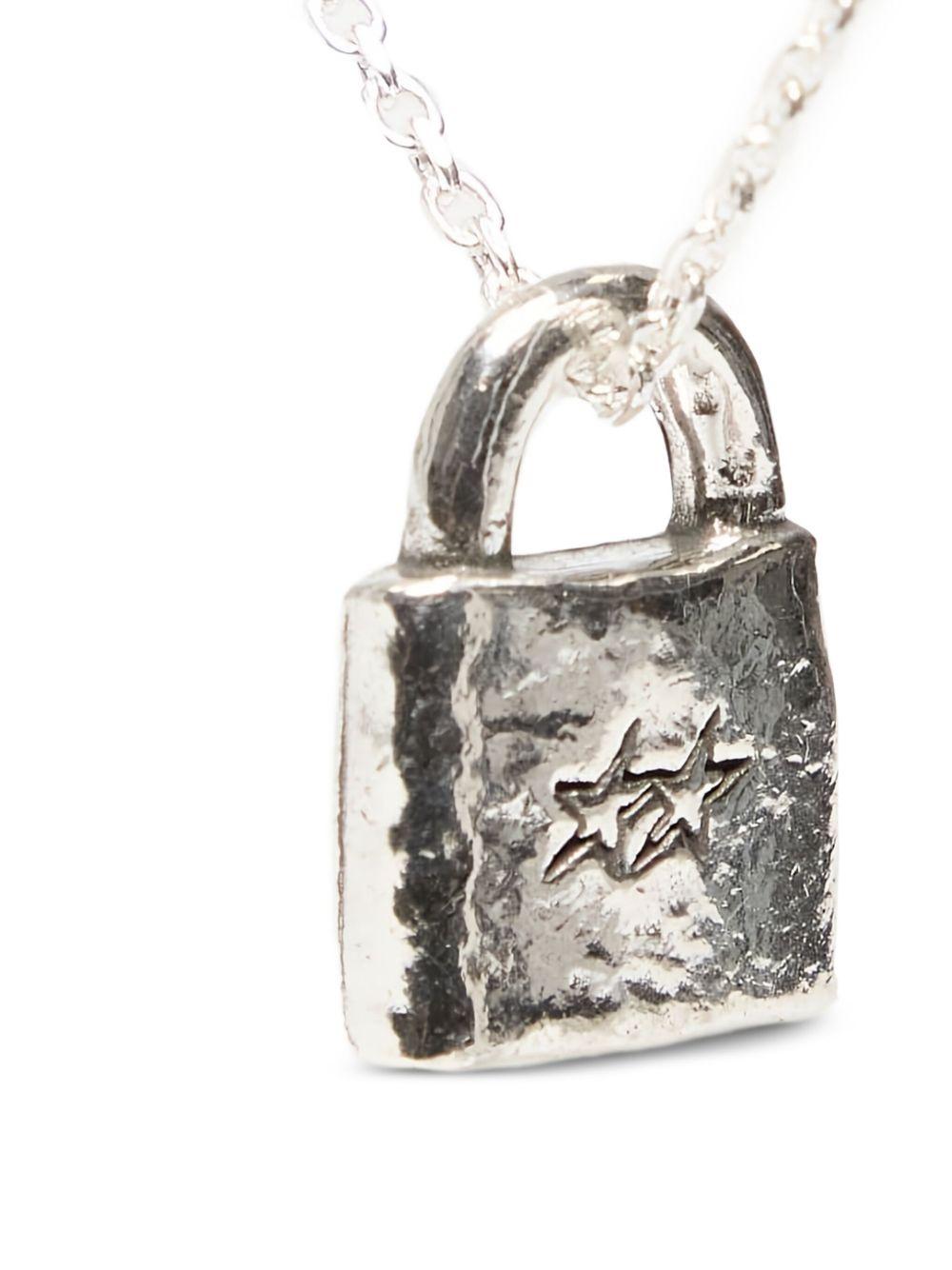 padlock-pendent necklace Product Image