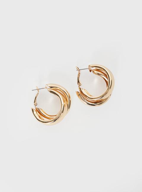 Zaveri Earrings Gold Product Image