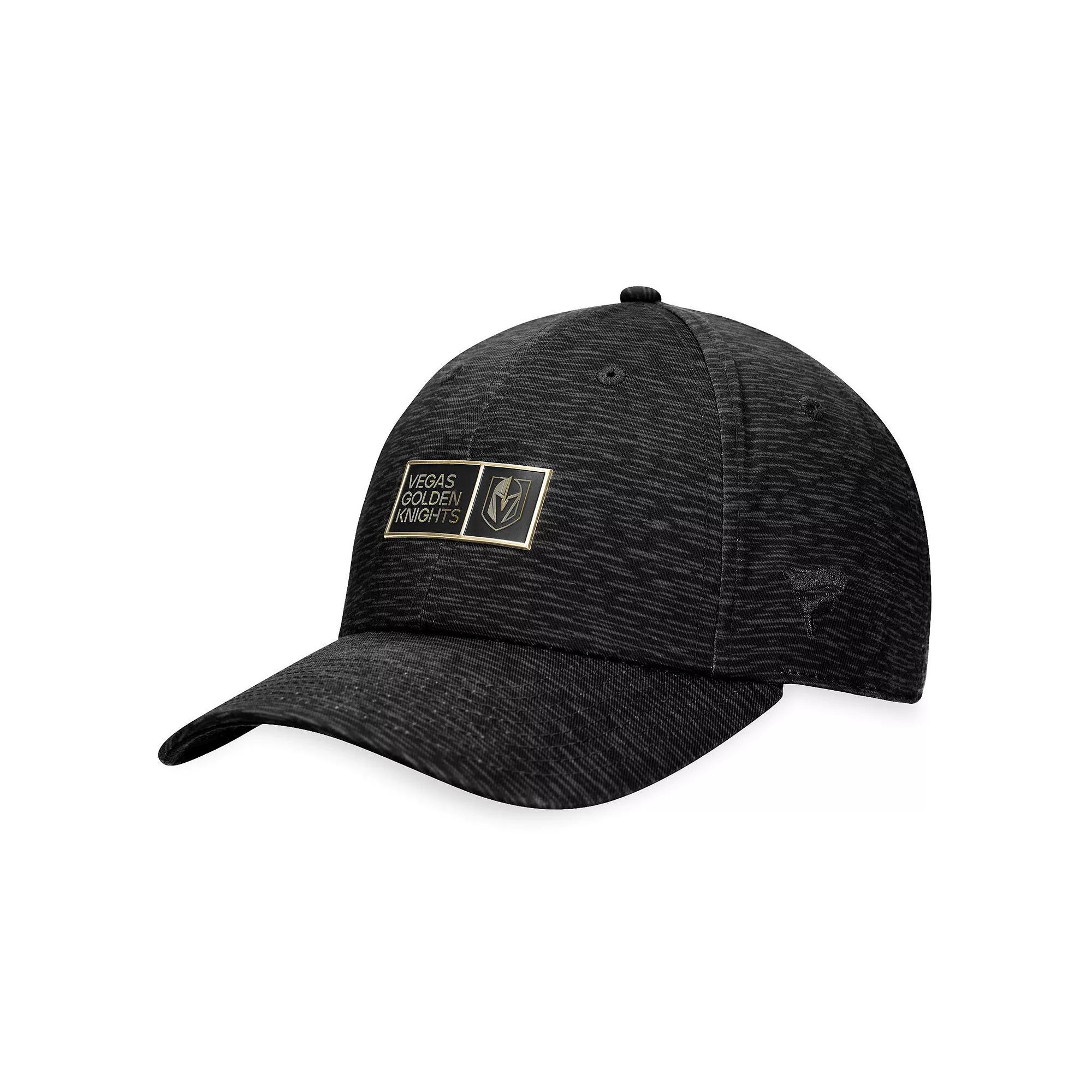 Men's Fanatics Branded Black Vegas Golden Knights Authentic Pro Road Adjustable Hat, Lvk Black Product Image
