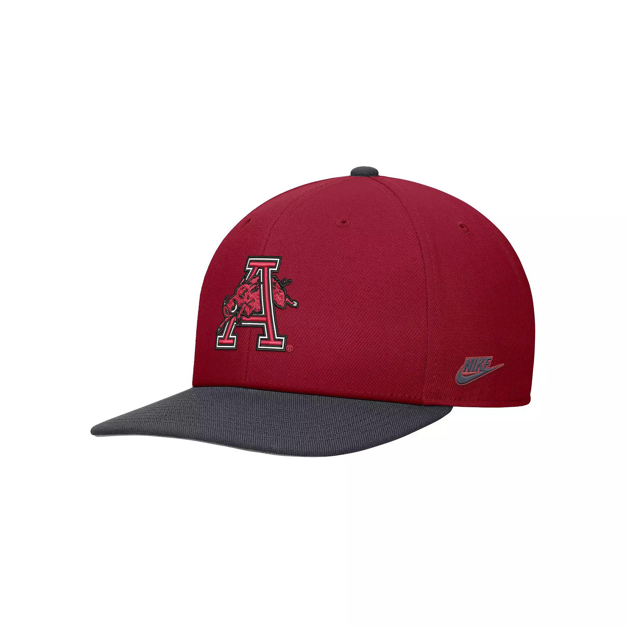 Men's Nike Cardinal Arkansas Razorbacks Vintage Snapback Hat, Size: Medium/Large, Red Product Image
