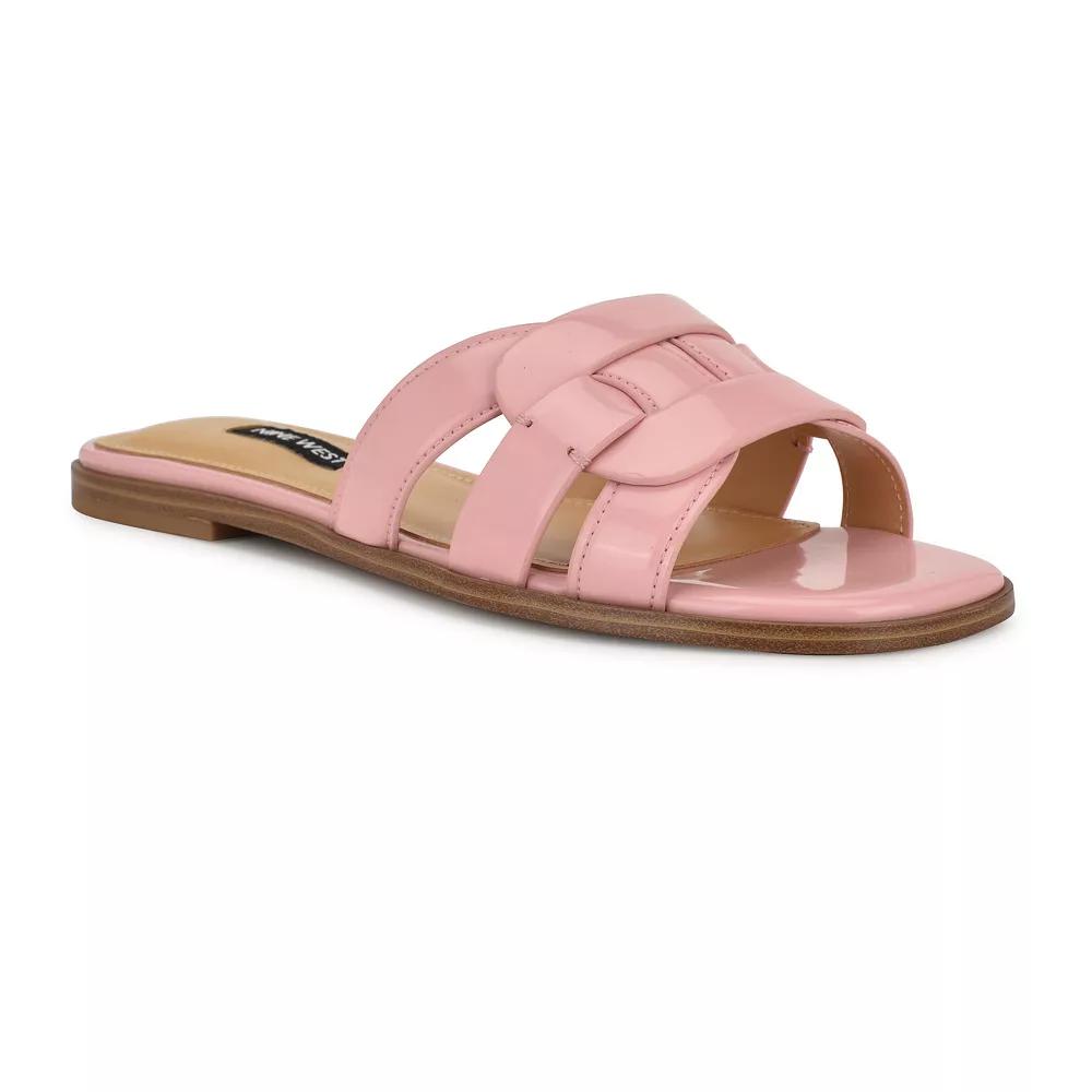 Nine West Glorie Open Toe Flat Slip-On Women's Casual Sandals,  Product Image