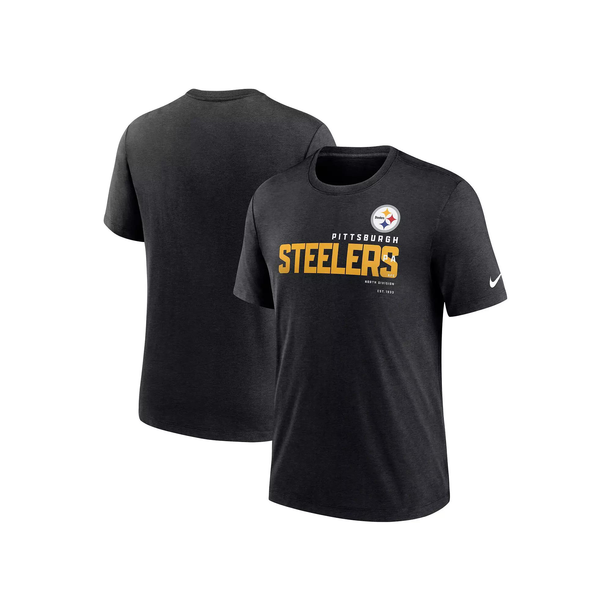 Men's Nike Heather Red Tampa Bay Buccaneers Team Tri-Blend T-Shirt,  Product Image