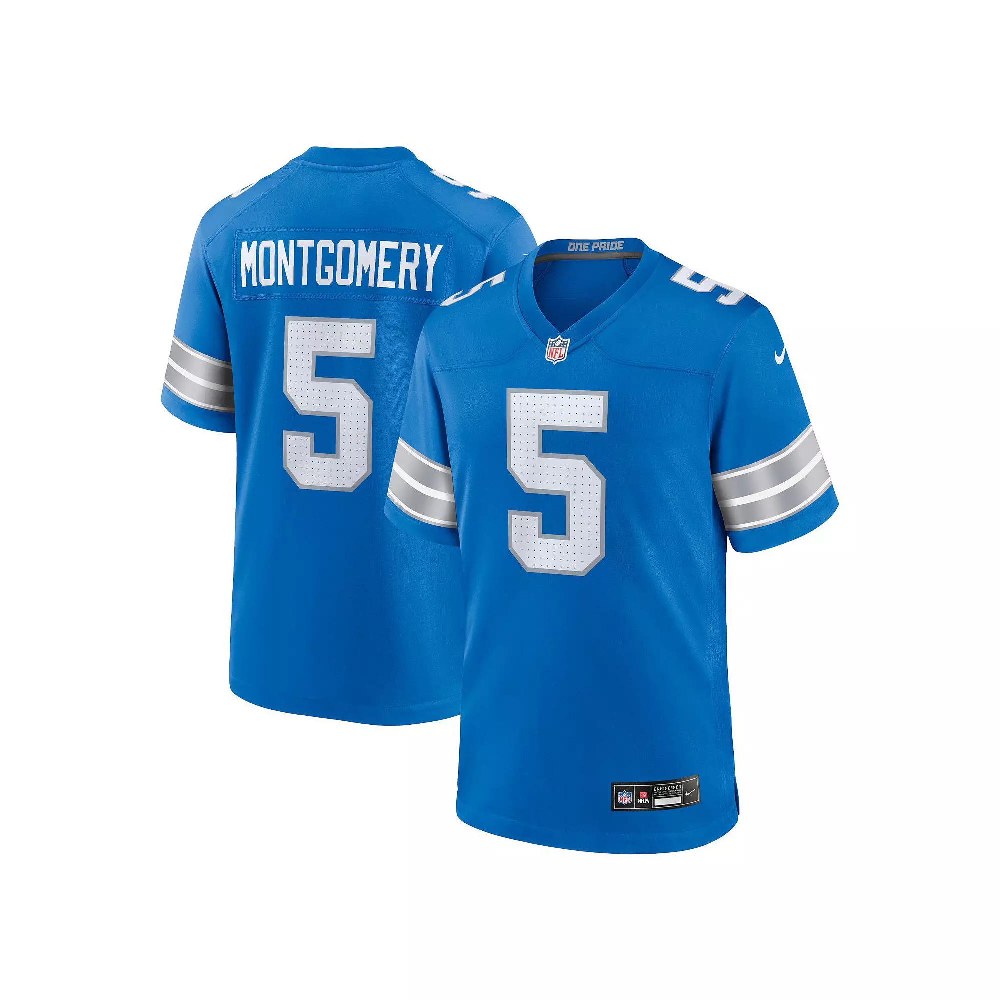 David Montgomery Detroit Lions Nike Mens NFL Game Football Jersey | 67NM0B9K9JF-DE6 Product Image