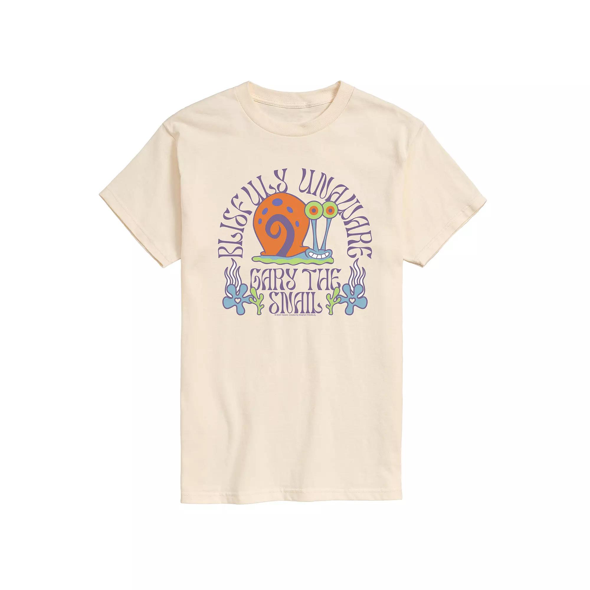 Men's SpongeBob SquarePants Blissfully Unaware Graphic Tee,  Product Image