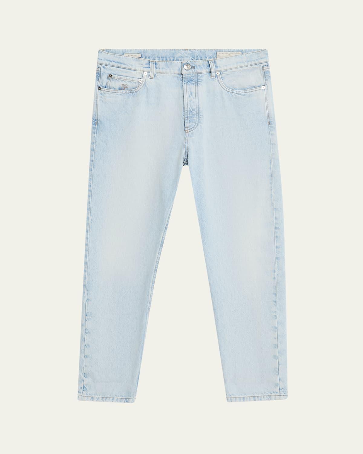 Mens Iconic-Fit Denim Five-Pocket Pants Product Image