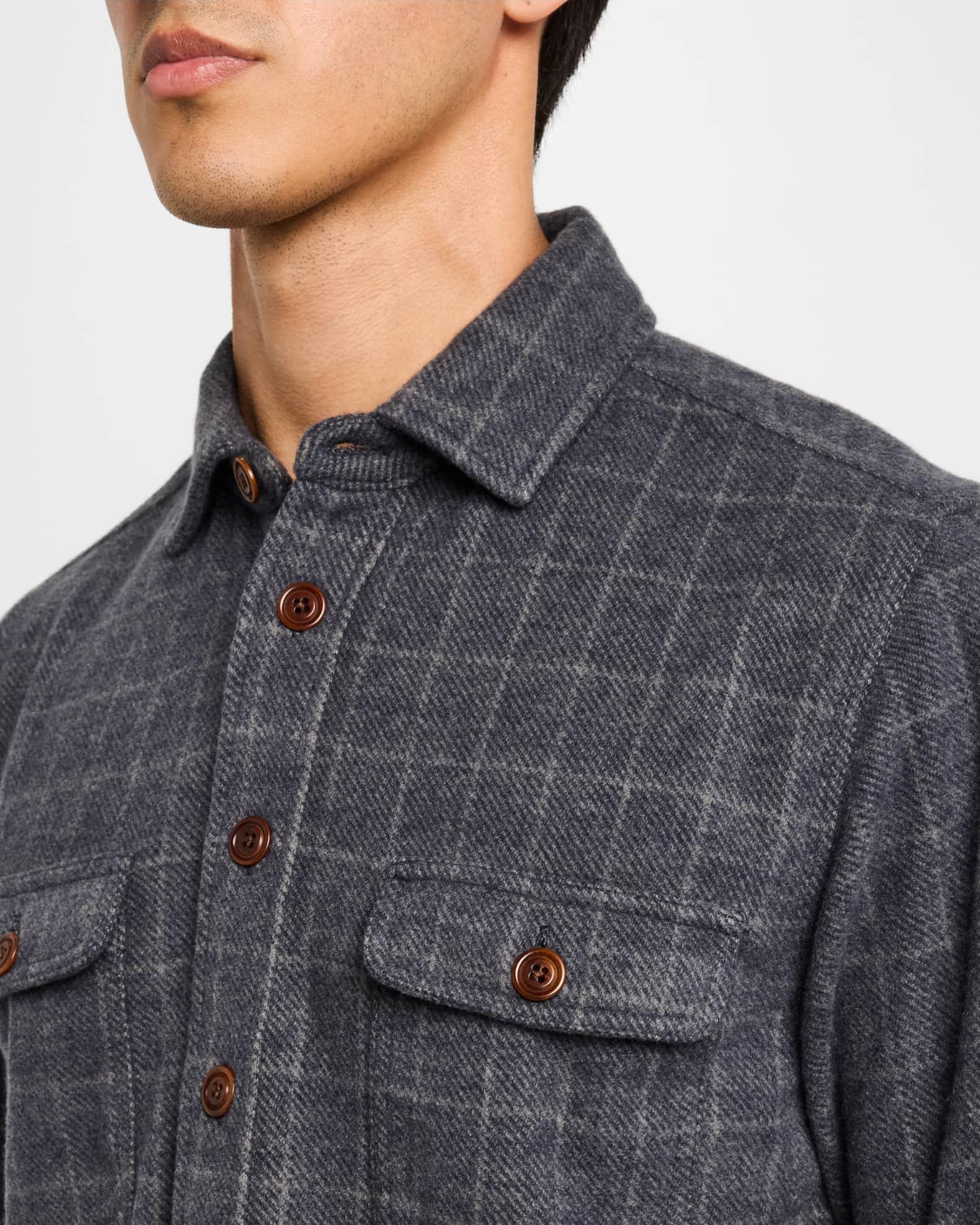 Men's Alder Check Flannel Button-Down Shirt Product Image