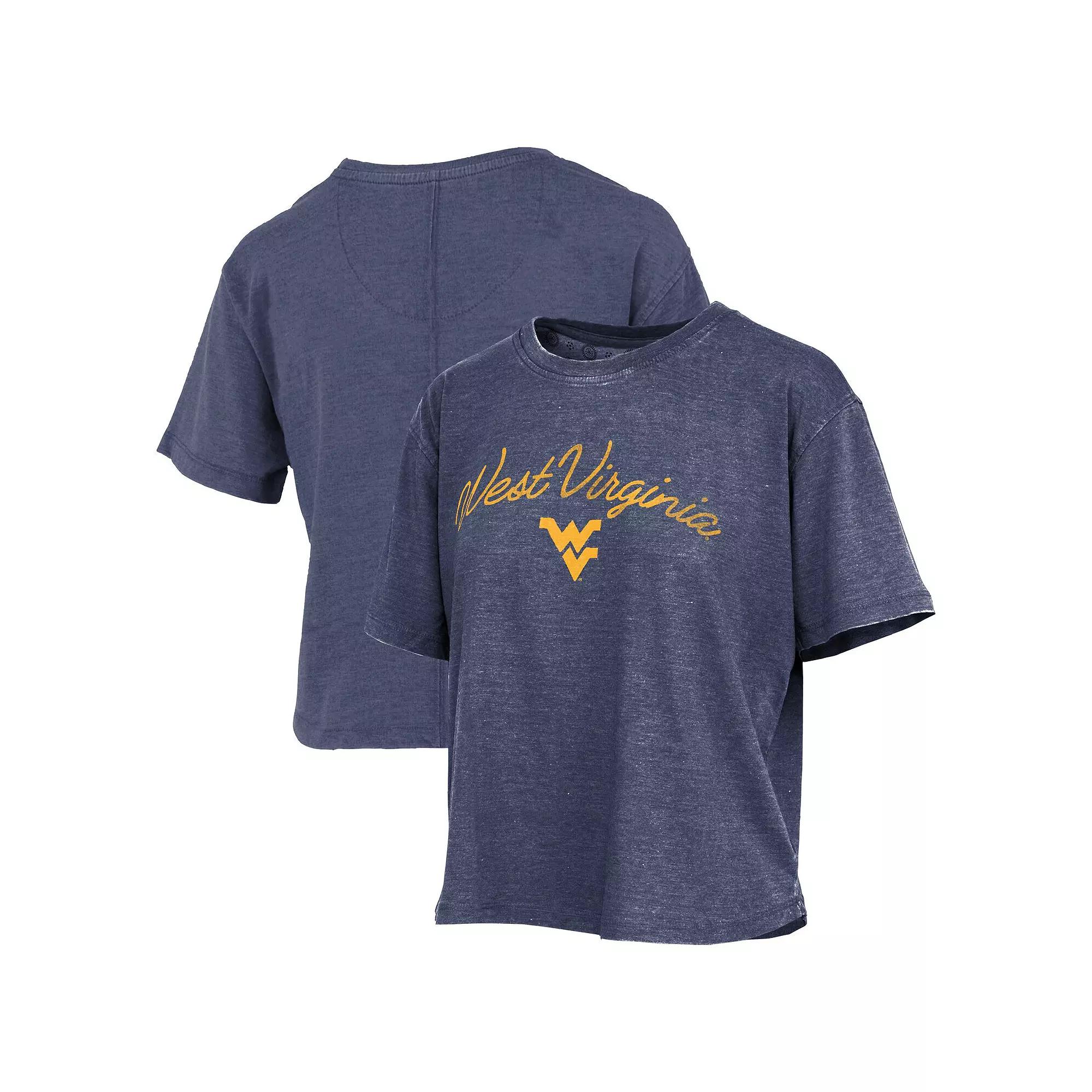 Women's Pressbox Tennessee Orange Tennessee Volunteers Vintage Waist Length Script Over Logo T-Shirt,  Product Image