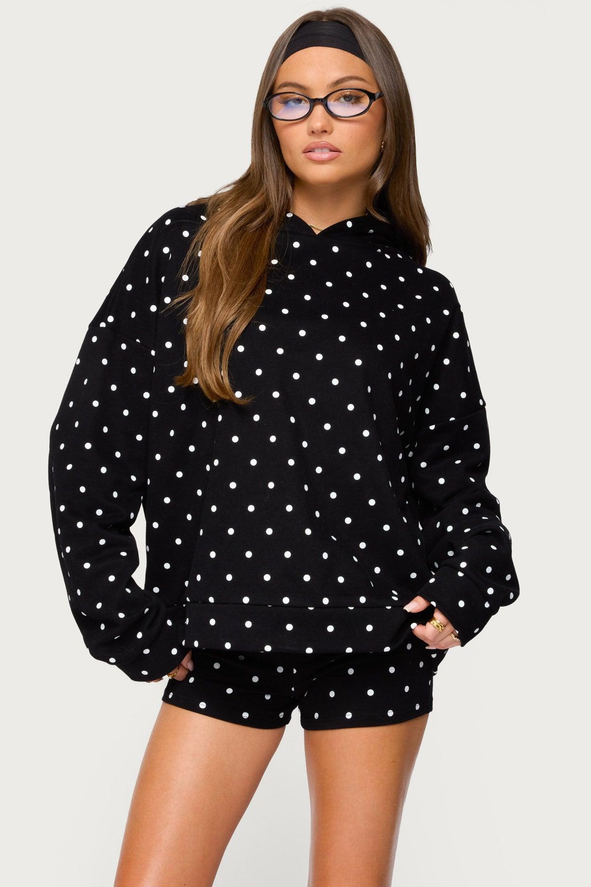 Chelsie Polka Dot Hoodie Product Image