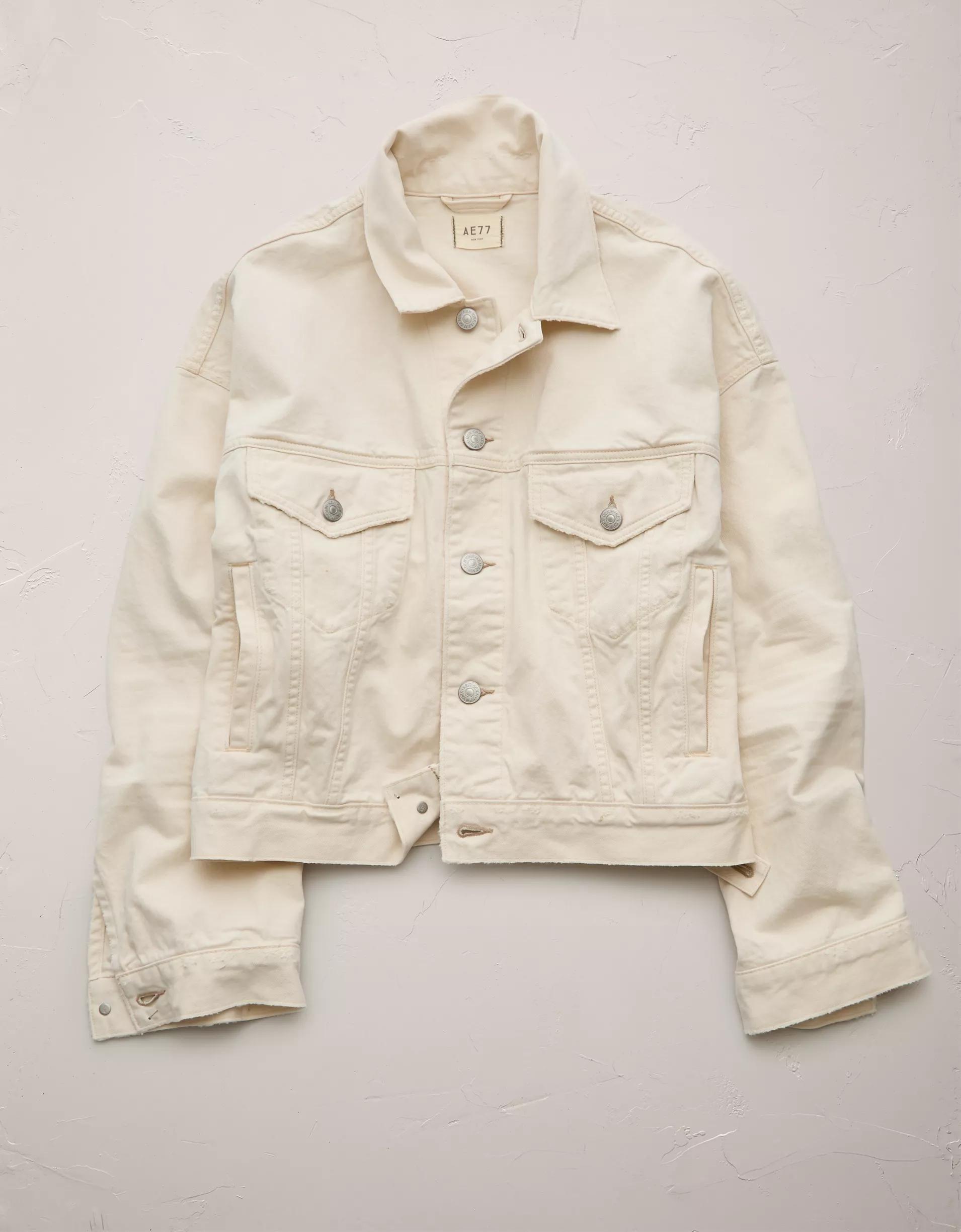 AE77 Premium Oversized Denim Jacket Product Image